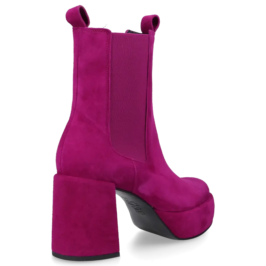 305 SOBE - Chelsea Boots HOOTER Veloursleder - lila