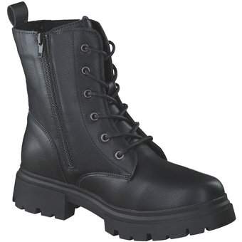 Barbarella Schnür Boots in schwarz