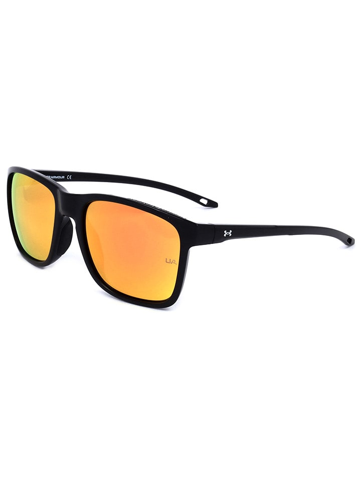 Under Armour Kinder-Sonnenbrille in Schwarz/ Orange-Gelb günstig kaufen 56