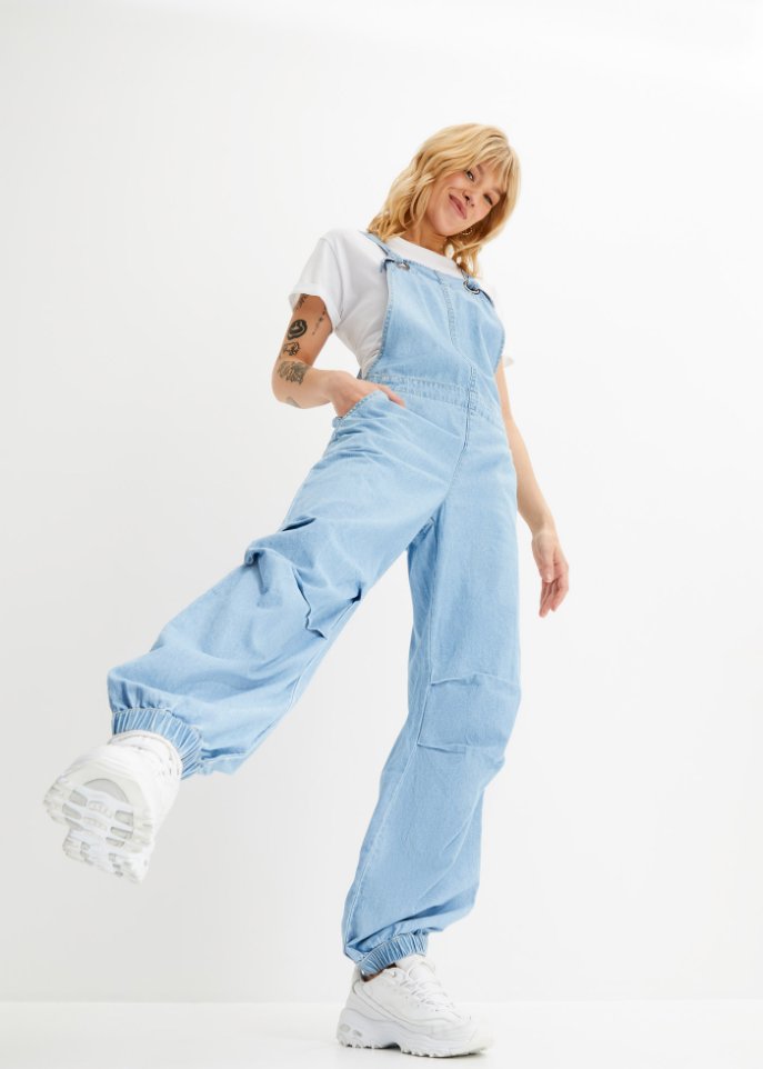 Jeans-Latzhose