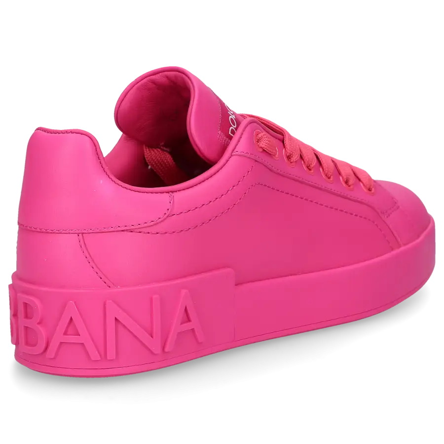 Dolce & Gabbana - Sneaker low PORTOFINO Nappaleder - pink