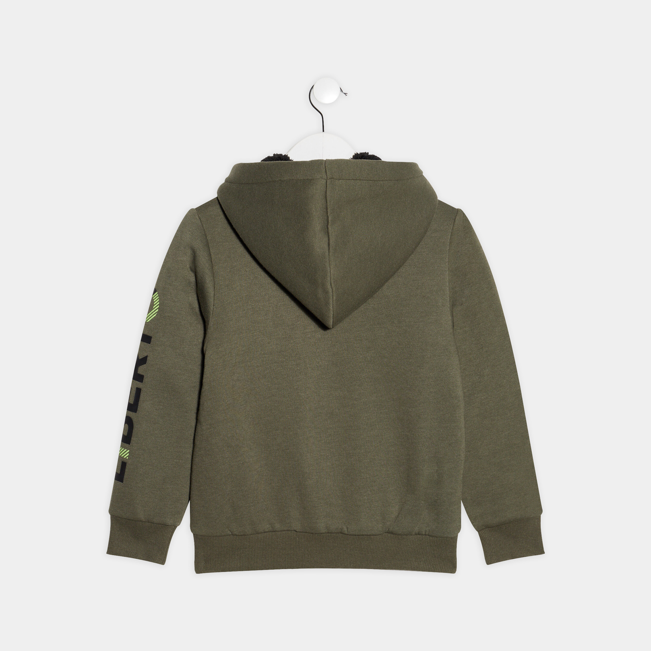 Gilet à capuche Liberto vert garçon | La Halle