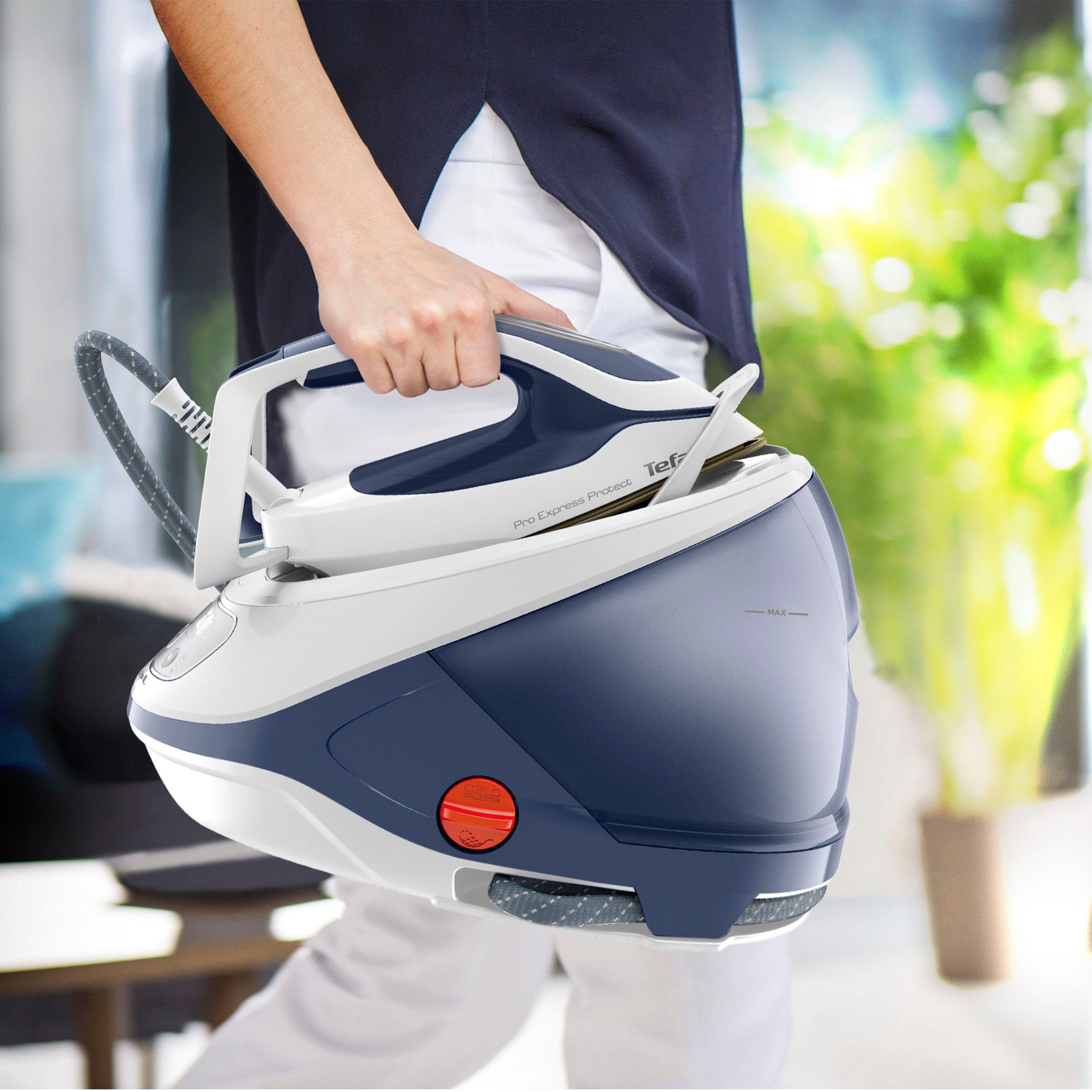 Tefal Dampfbügelstation Tefal GV9225 Pro Express Protect, 1800 ml Wassertank