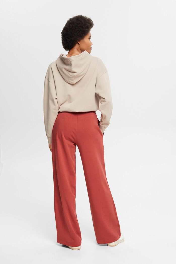 High-Rise-Pants im Jogger-Style mit weitem Bein