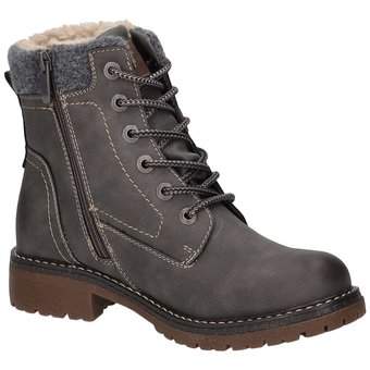 Puccetti Schnür Boots in grau