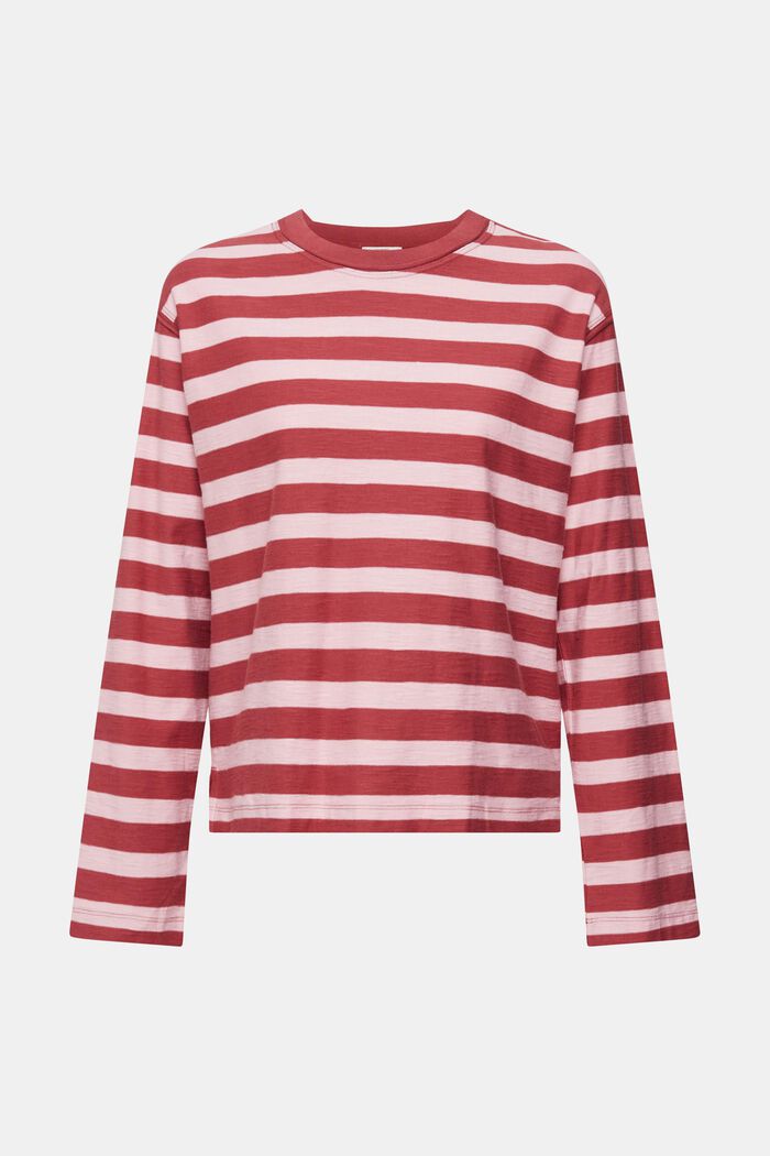 Gestreiftes Longsleeve, 100% Baumwolle