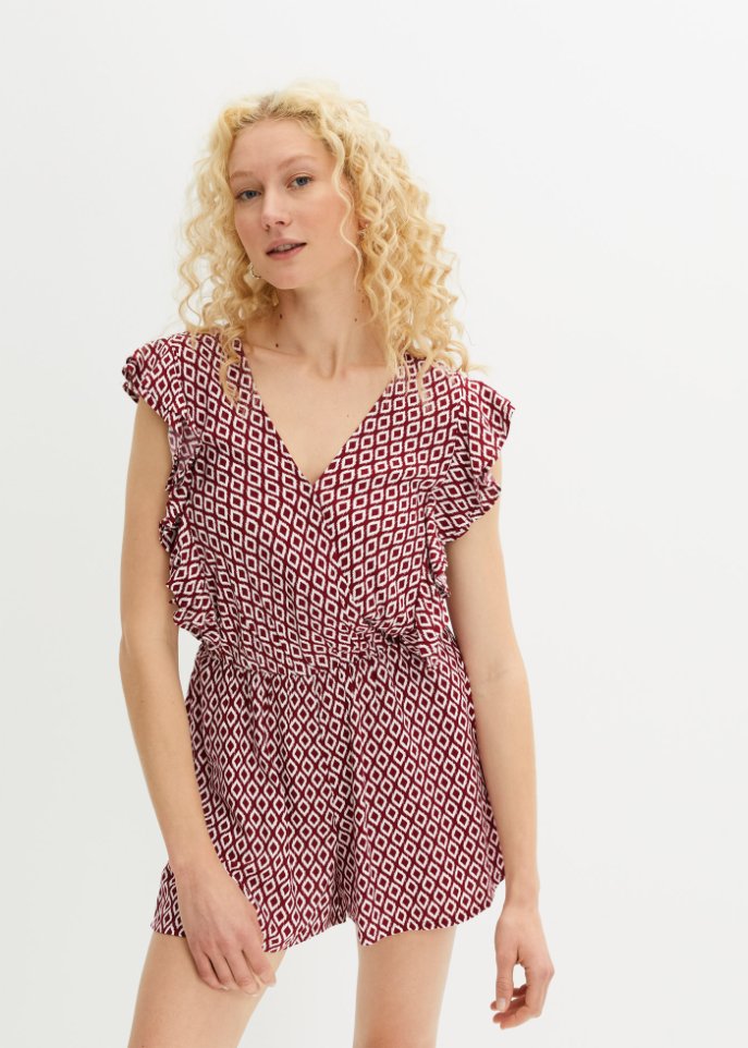 Jumpsuit mit Wickeldetail