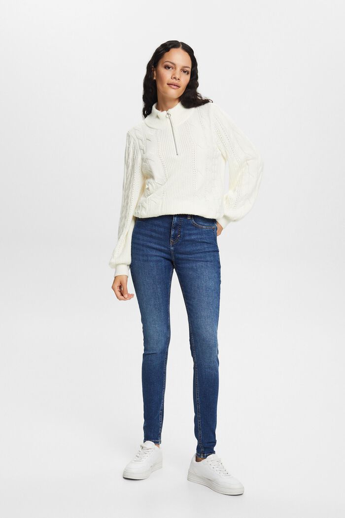 High-Rise-Stretchjeans in Skinny Fit