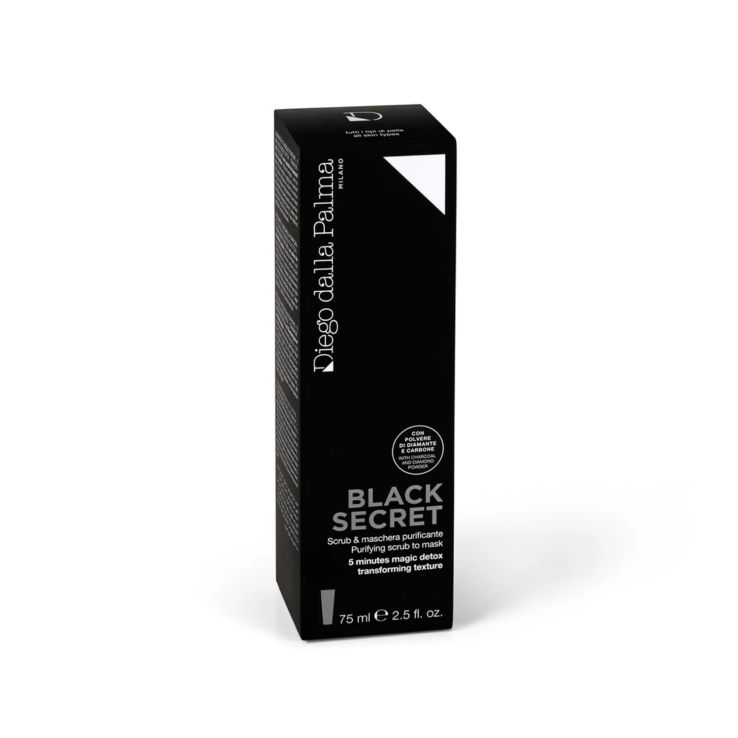 Black Secret Scrub & Purifying Mask - Puhdistava kasvonaamio, Puhdistava kasvojenkuorinta