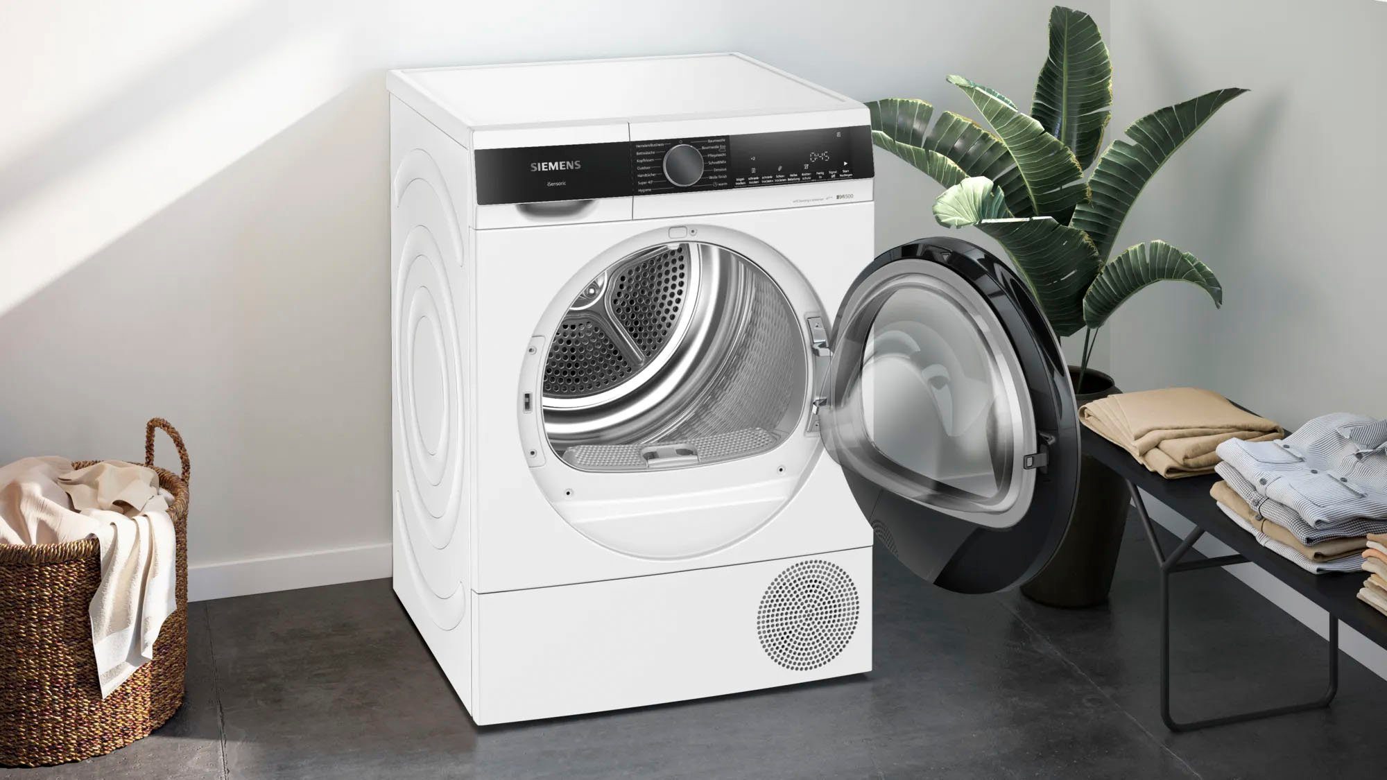 SIEMENS Wärmepumpentrockner iQ500 WQ35G2D00, 8 kg