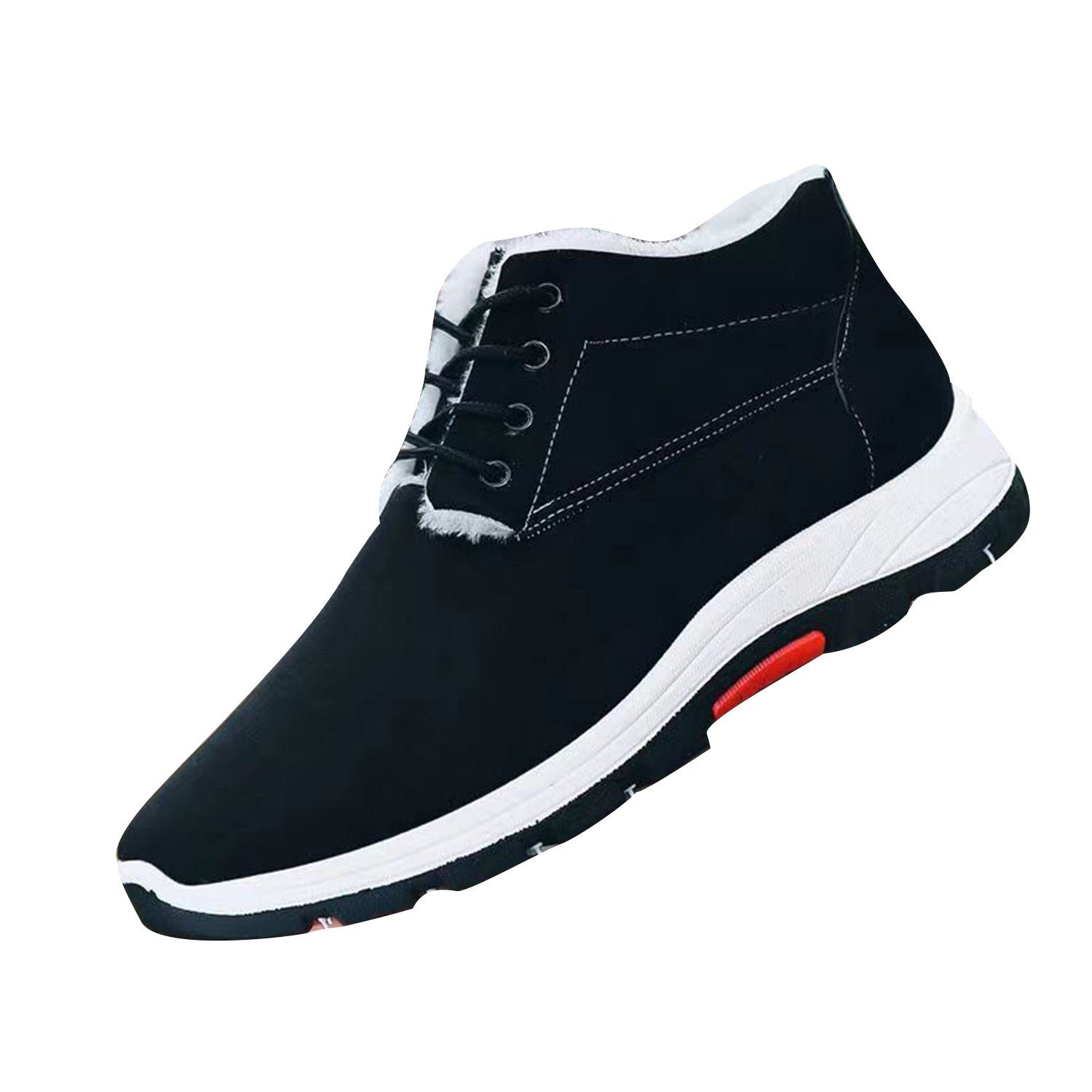Daisred Winterschuhe Herren Warm Gefüttert Baumwollschuhe Winter Winterboots