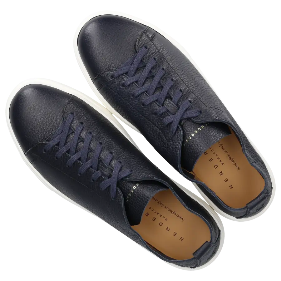 Henderson - Sneaker low BYRON Hirschleder - blau