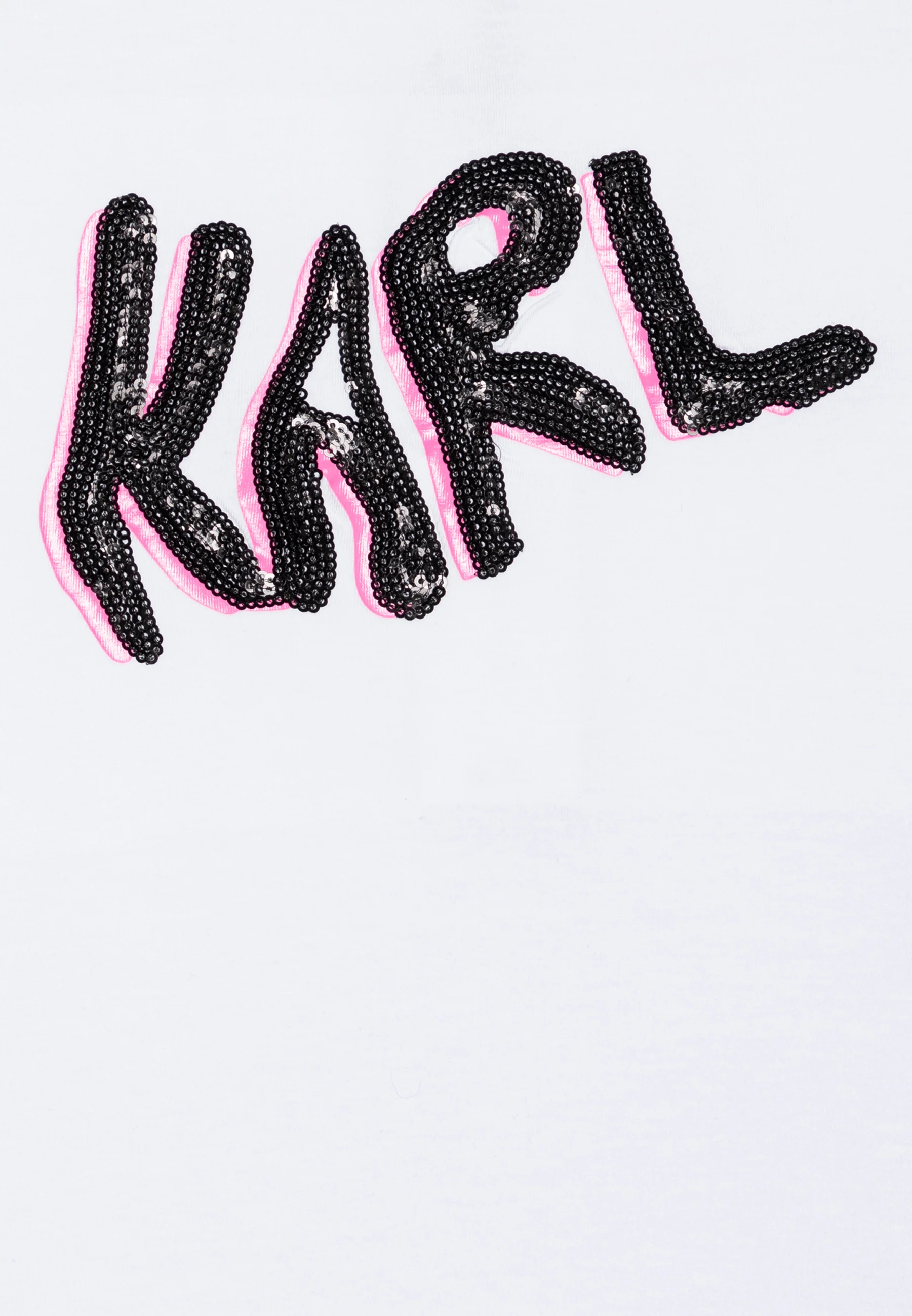 Camiseta infantil con estampado de KARL LAGERFELD