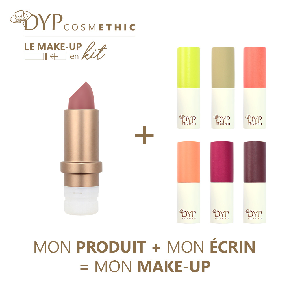 dyp cosmethic Ma recharge Rouge à Lèvres - Effrontée Rouge à Lèvres certifié Bio