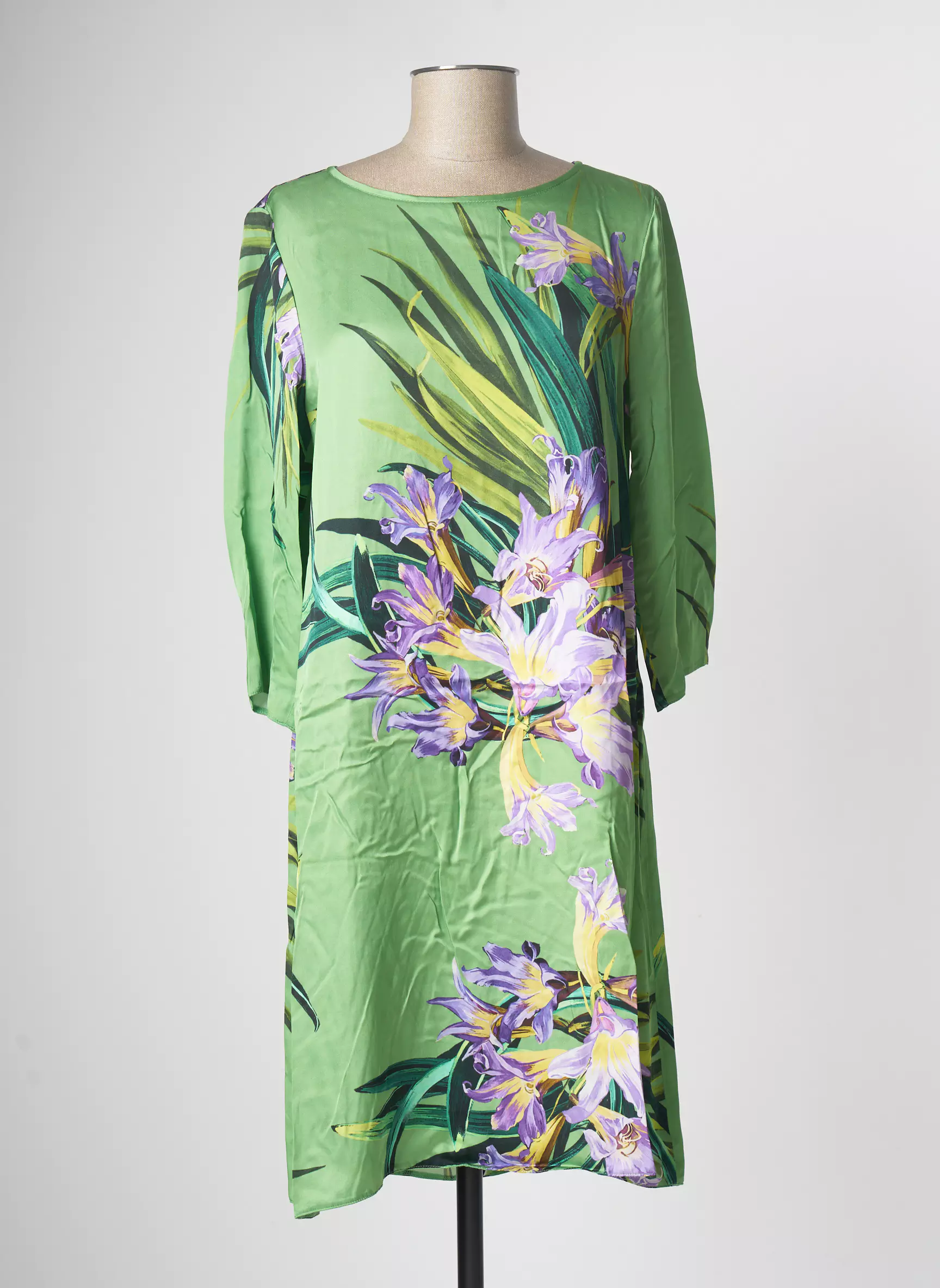 Piu Piu Robes Mi Longues Femme couleur vert