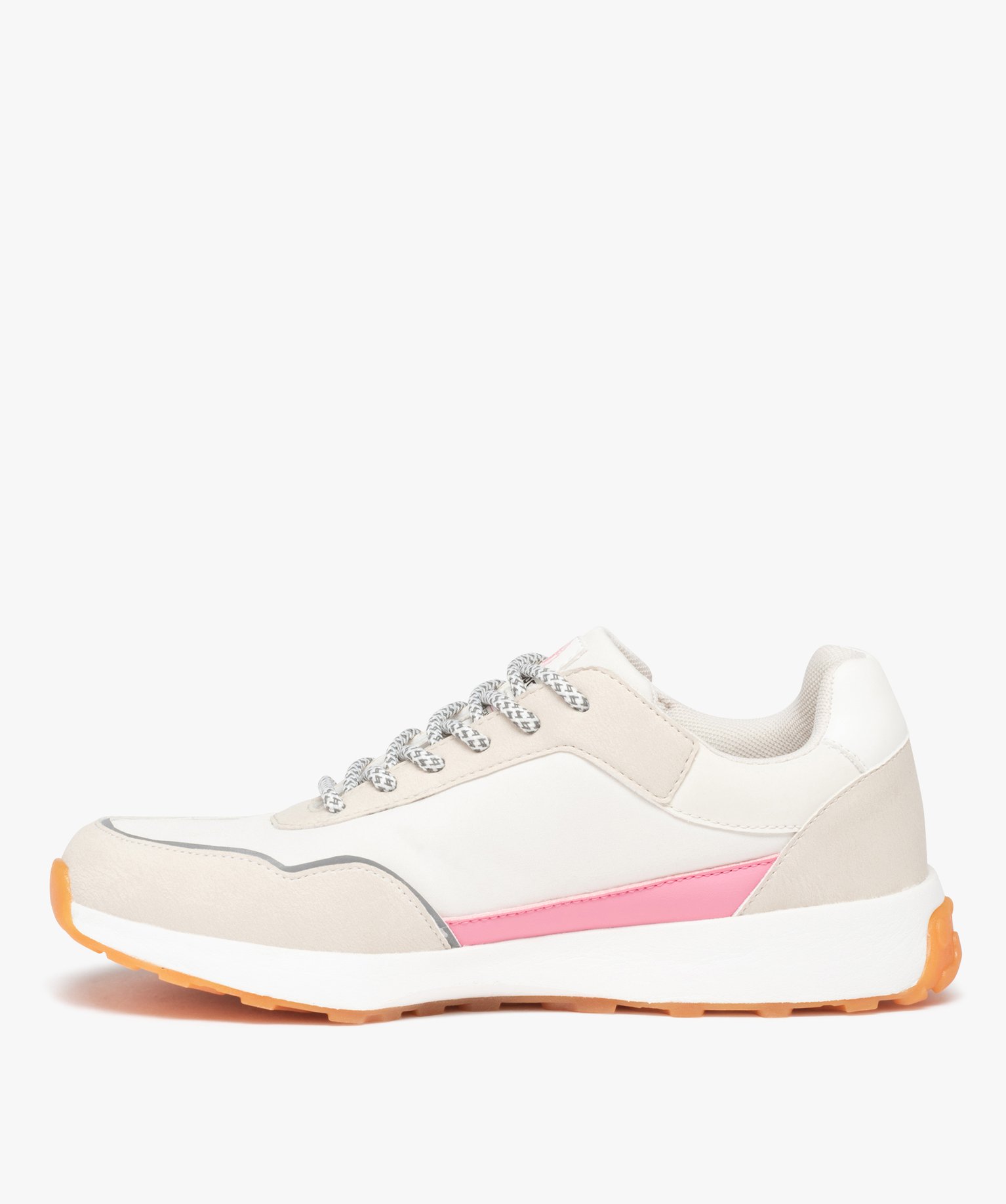 Baskets femme retro running à lacets - Camps United gris | GEMO