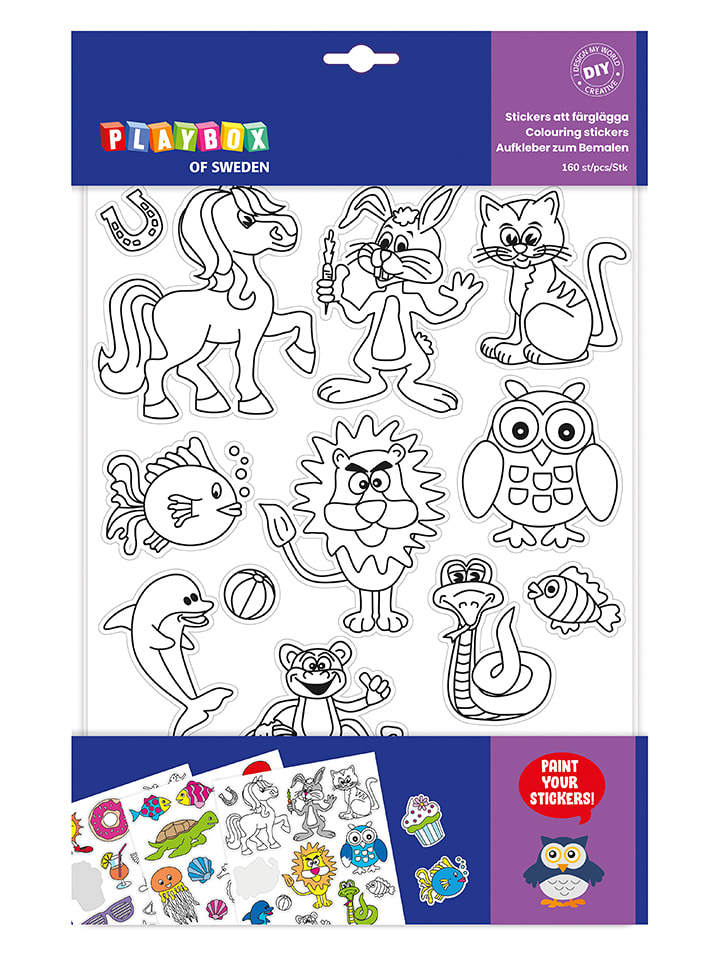 Playbox Aufkleber - 160 Stück günstig kaufen onesize