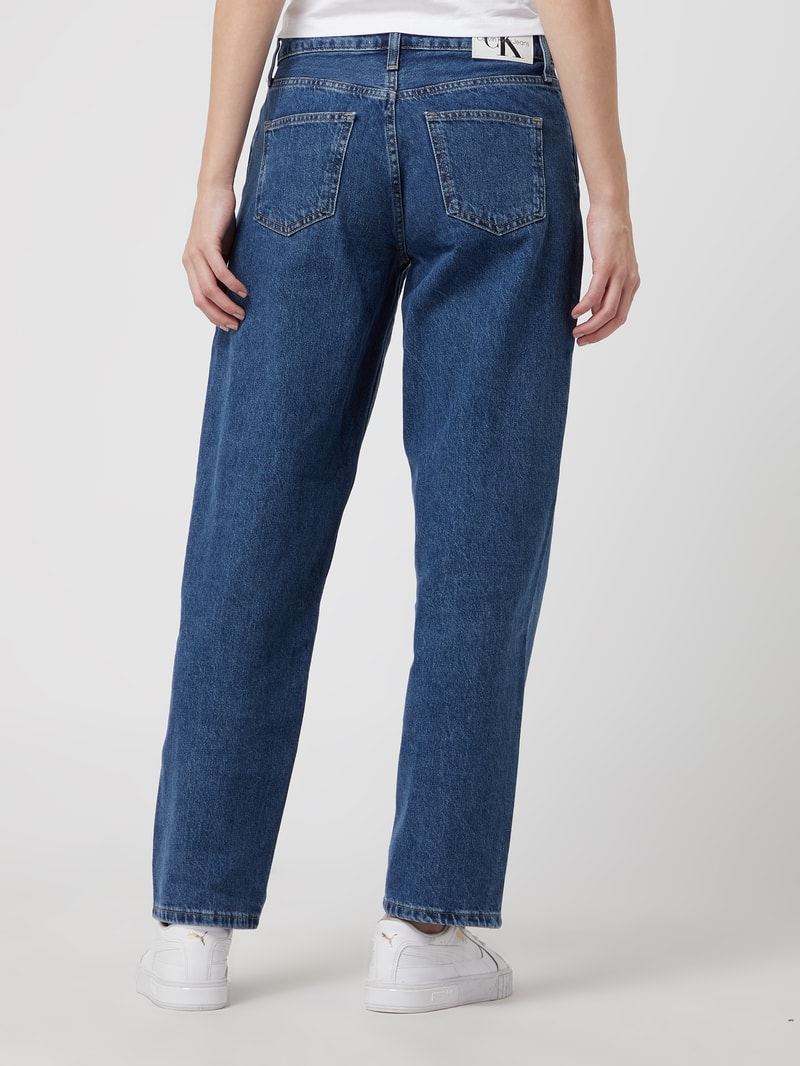 Straight Fit Jeans aus Baumwolle  in jeans