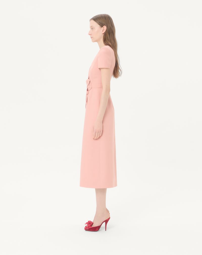 Broderet Crepe Couture Midi-kjole