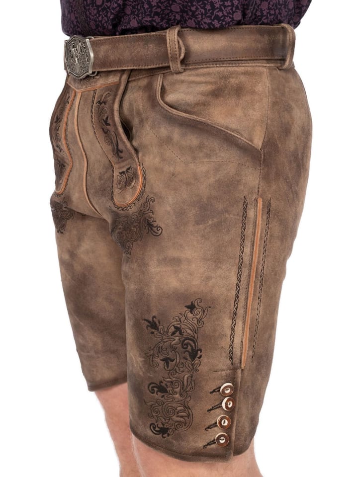MADDOX Lederhose ALTREI in hellbraun günstig kaufen