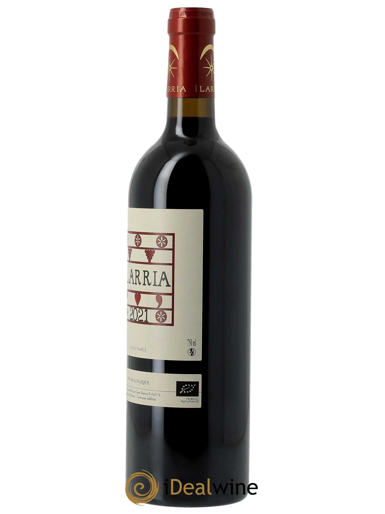 Vin de France Ilarria (Domaine)  2021 - Lot de 1 Bouteille