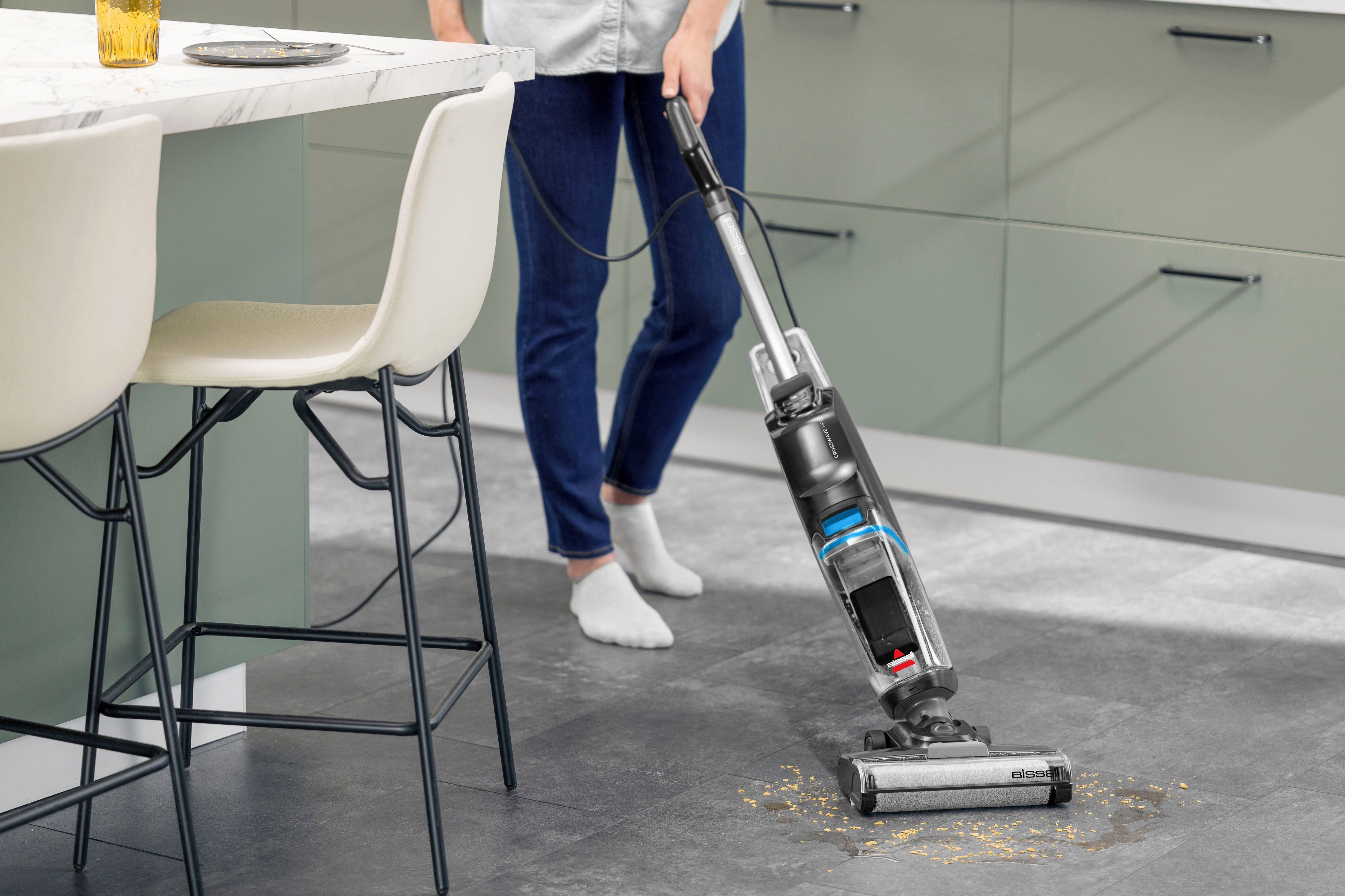 Bissell Nass-Trocken-Sauger Crosswave HF2 Select 3847N, 420 W, beutellos