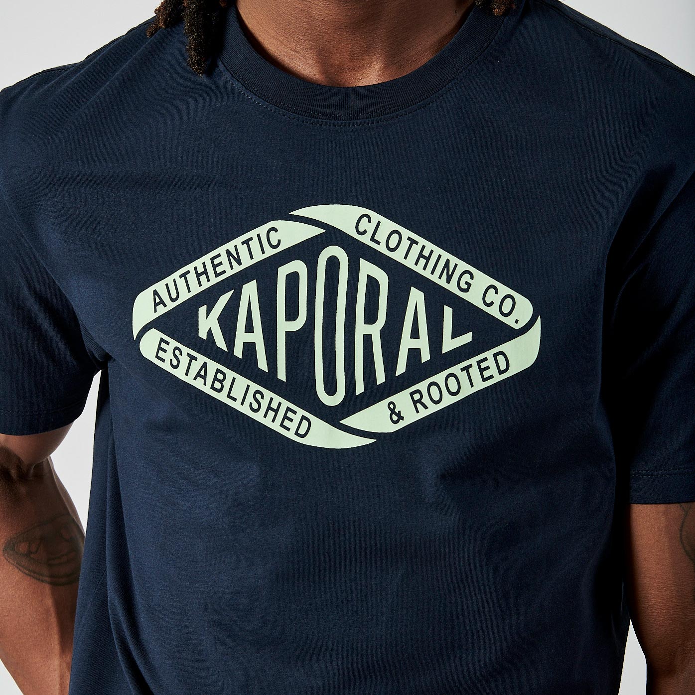 RAZ    T-shirt bleu homme 100% coton
