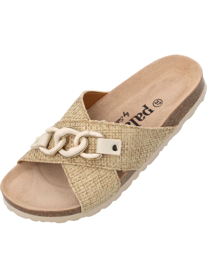 palado Pantoletten in Beige günstig kaufen