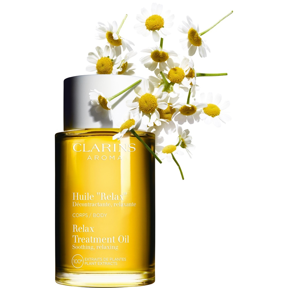 Clarins Huile Relax Décontractante, relaxante100% Extraits de Plantes Huile corps
