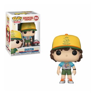 Stranger Things POP! TV Vinyl Figur Dustin Arcade Cat Tee 9 cm