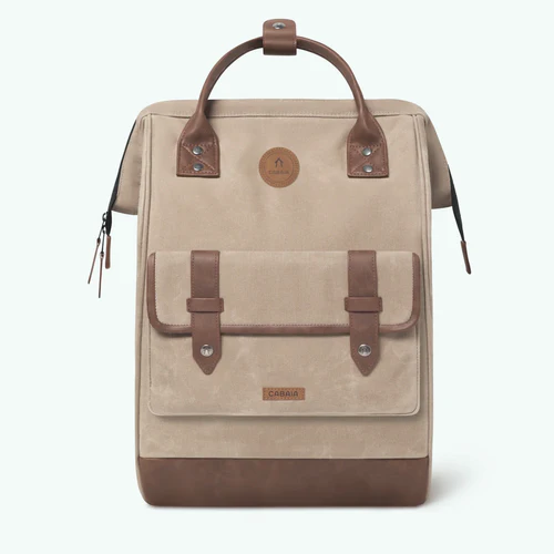 Adventurer Large Backpack with Beige Flap