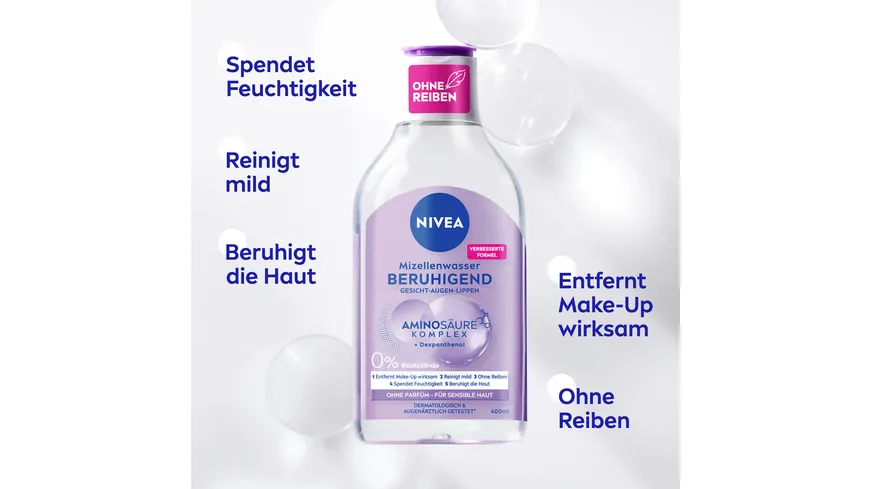 NIVEA Mizellenwasser Beruhigend 400 ml