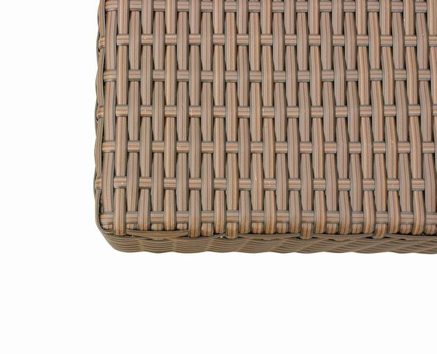 PureHaven Rattangarnitur 300x300 cm elegant geformt strapazierfähig und extra stabil inkl. Sitz- und Rückenkissen creme-weiße Sitzauflagen