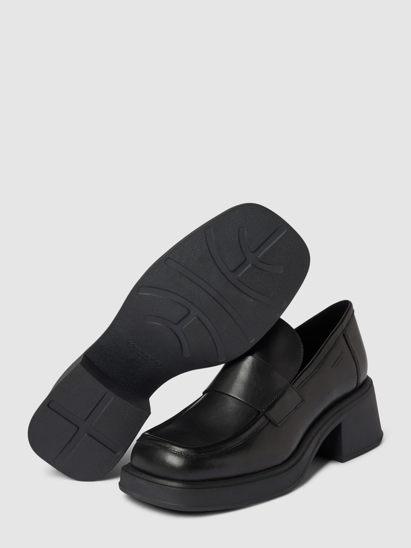 Loafer aus echtem Leder Modell 'DORAH' in schwarz