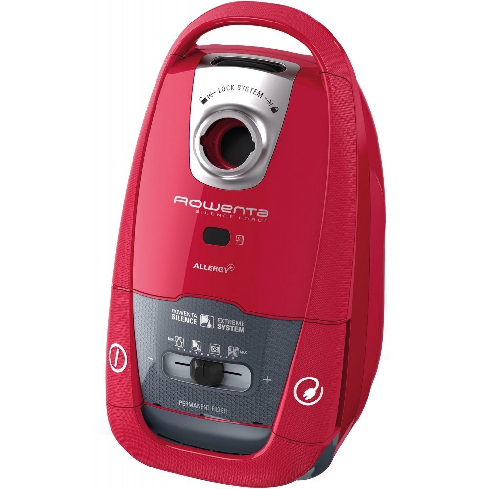 Rowenta Bodenstaubsauger RO7793 Silence Force Allergy Home & Car - Bodenstaubsauger - rot