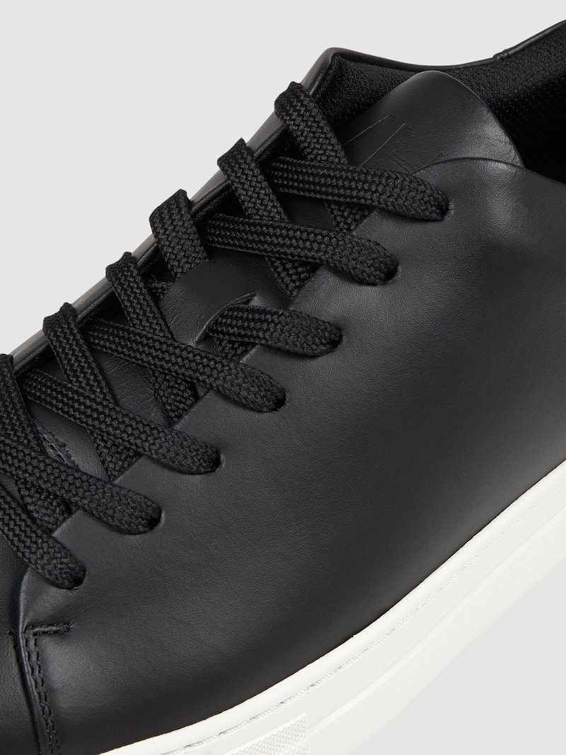 Sneaker aus Leder Modell 'David' in weiß