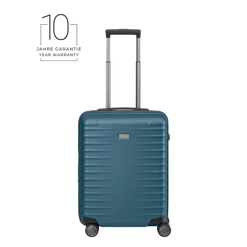 Titan LITRON 4-Rollen-Kabinentrolley S - Petrol
