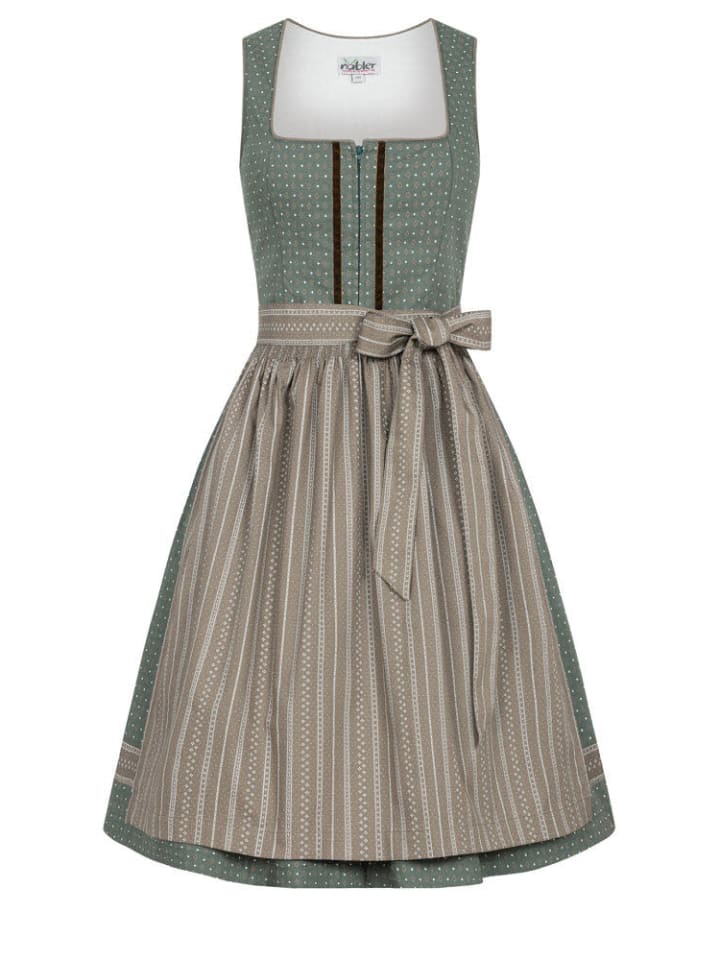 Nübler Midi Dirndl Franzi in Salbei günstig kaufen
