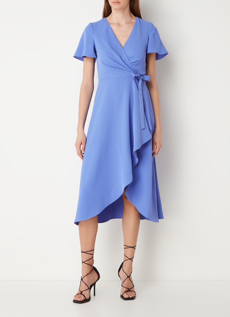 Rochie înfășurată cu imprimeu digital Julissa Phase Eight
