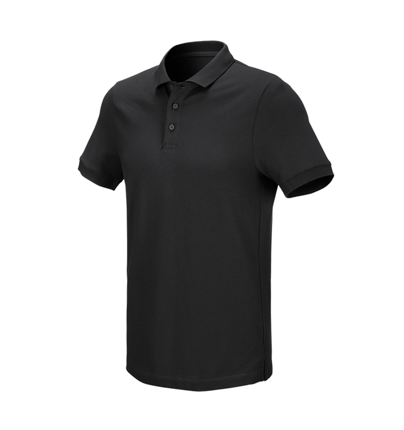 e.s. Piqué-Polo cotton stretch