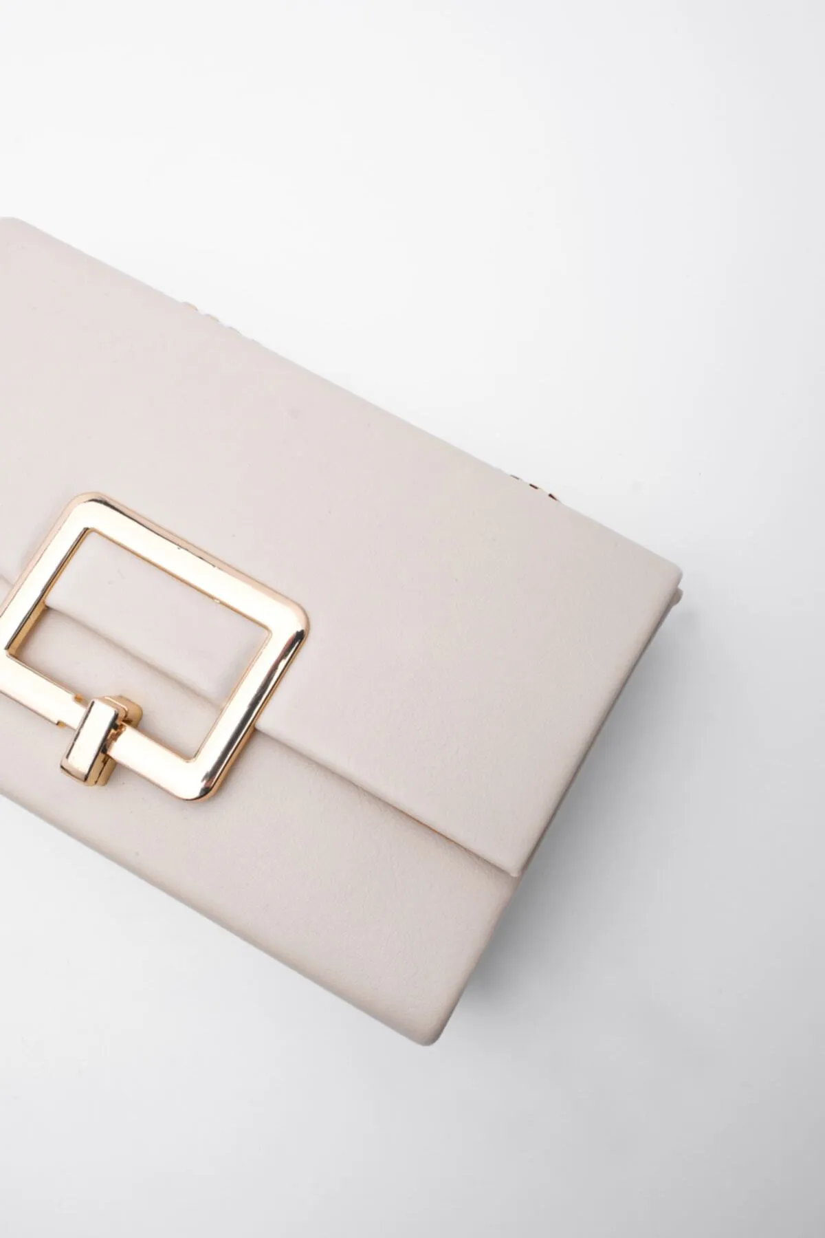 Marjin  Damen-Hand- und Umhängetasche in Goldfarbe, Goldkettenriemen, Sovi-Beige