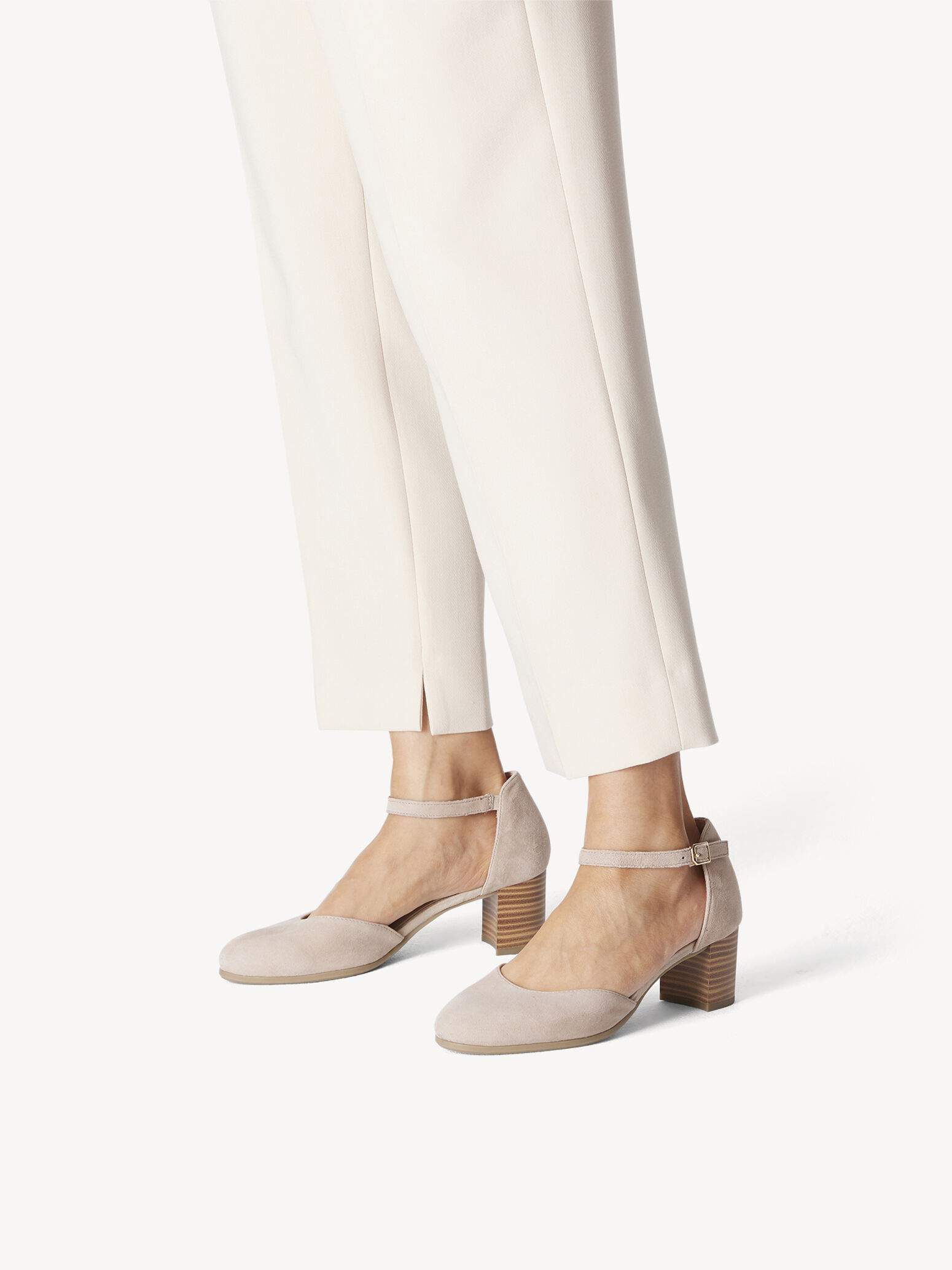 Escarpin en cuir - beige