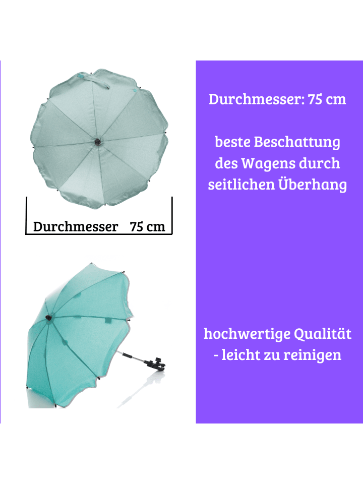 fillikid Sonnenschirm Melange Exklusiv in Mint günstig kaufen onesize