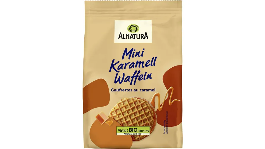 Alnatura Bio Karamellwaffeln, Mini 150 g