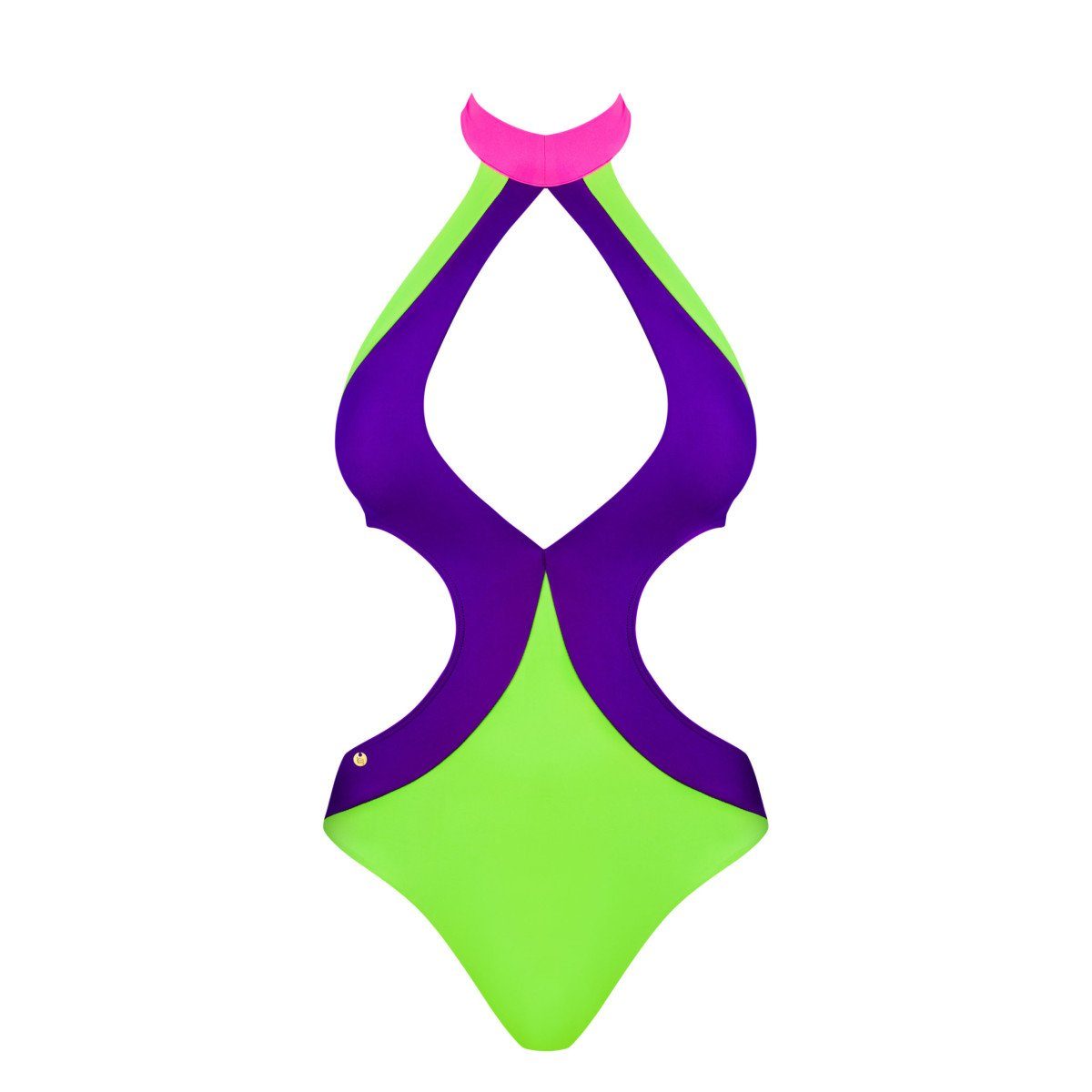 Obsessive Badekleid OB Playa Norte swimsuit green-purple - (L,M,S) OB Playa Norte swimsuit green-purple S