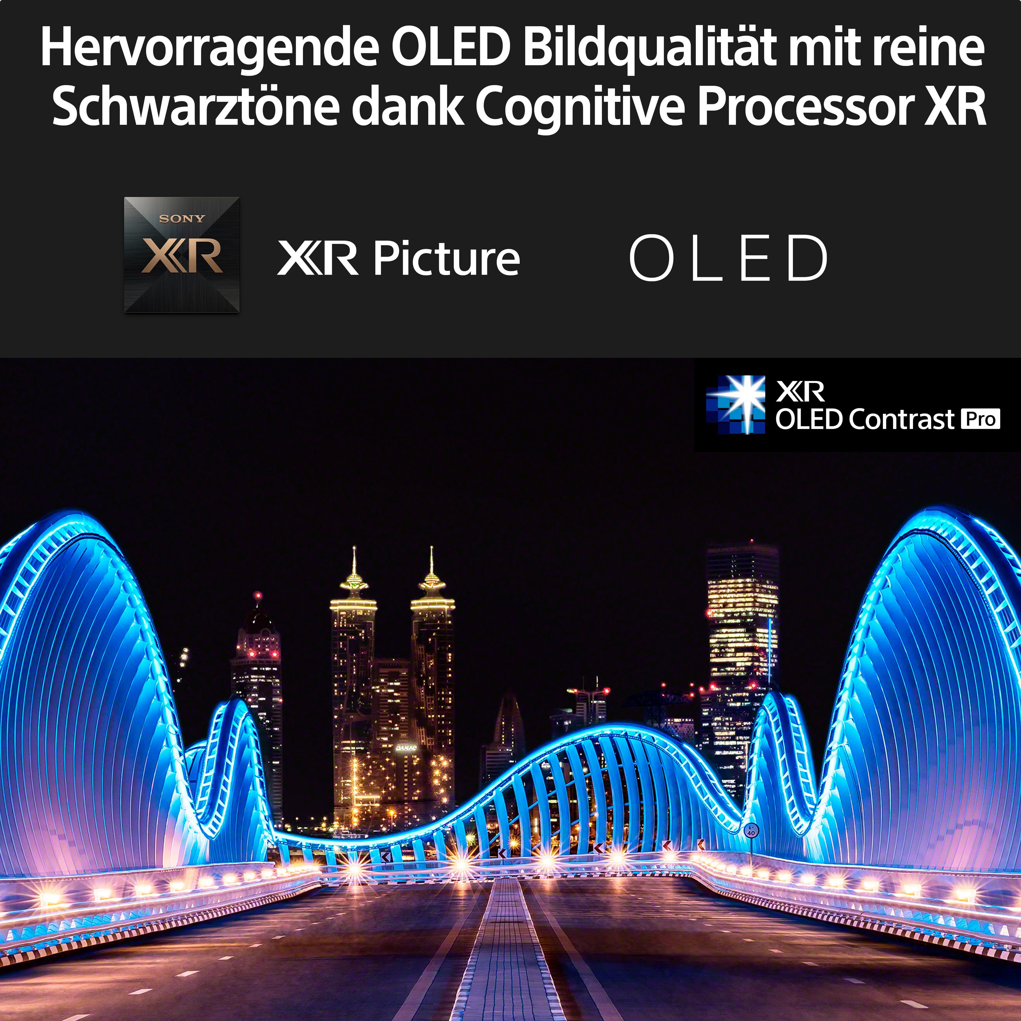 Sony XR-77A80K OLED-Fernseher (195 cm/77 Zoll, 4K Ultra HD, Google TV, Smart-TV, Modell, BRAVIA CORE, Perfekt für PlayStation 5)