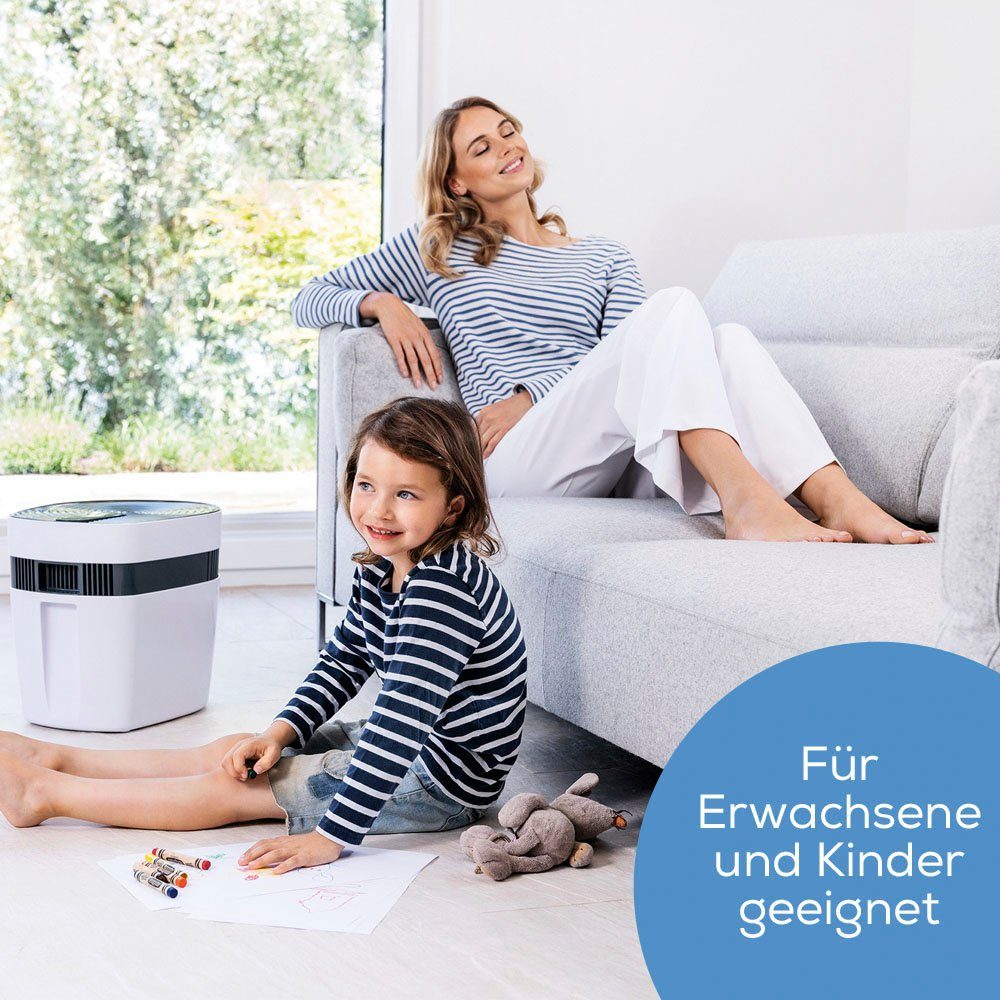 BEURER Kombigerät Luftbefeuchter und -reiniger MK 500 + MK 500 Kombi Set, für 50 m² Räume, inklusive Kombi-Set