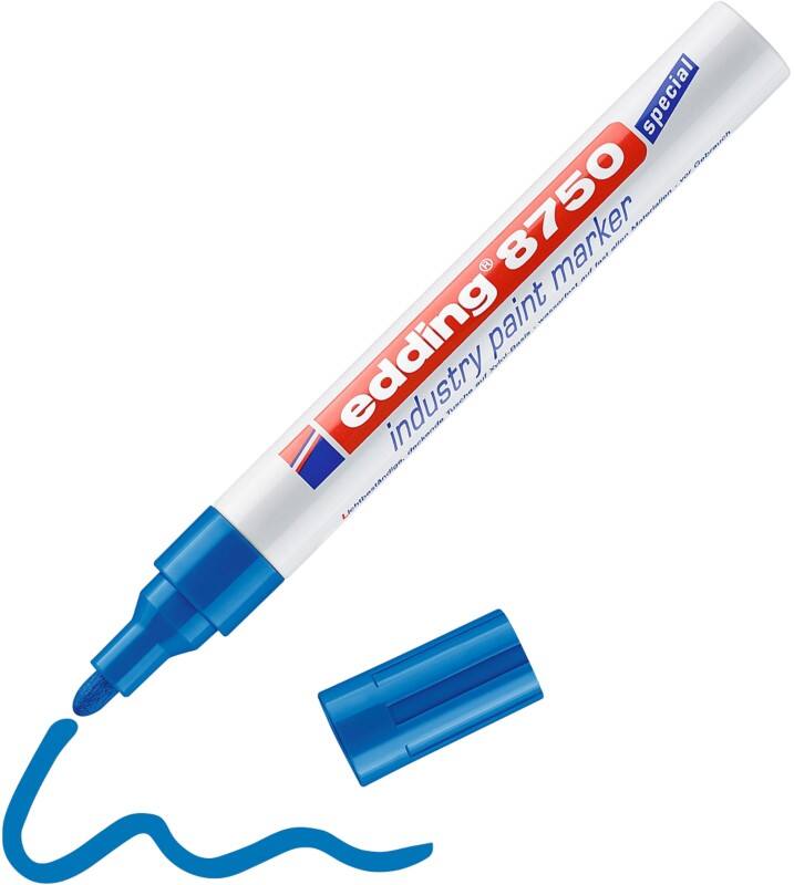 edding E-8750 Lackmarker Blau Rundspitze 2 - 4 mm
