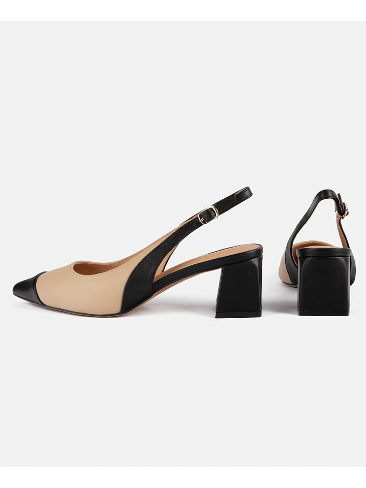 loft37 Leder-Slingpumps 