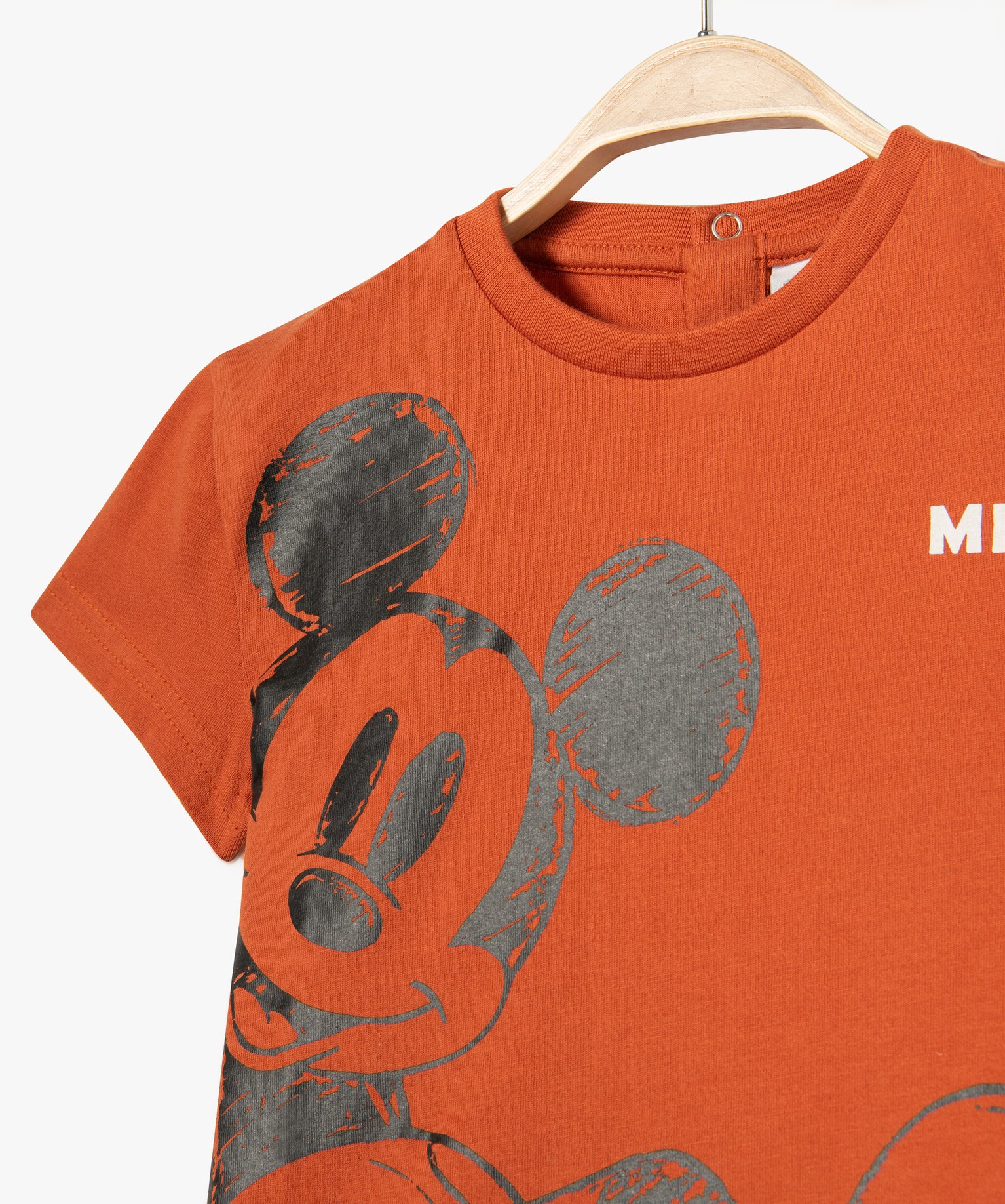 Tee-shirt à manches courtes en coton imprimé ciné bébé ... rouge | GEMO